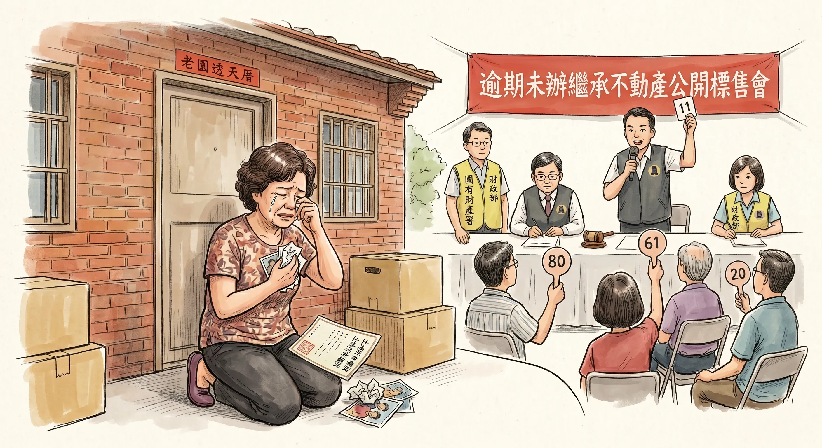 未辦繼承登記公開標售